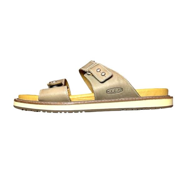 Keen Women’s Lana Open Toe Slide Sandals Taupe Size 8 - Picture 4 of 8